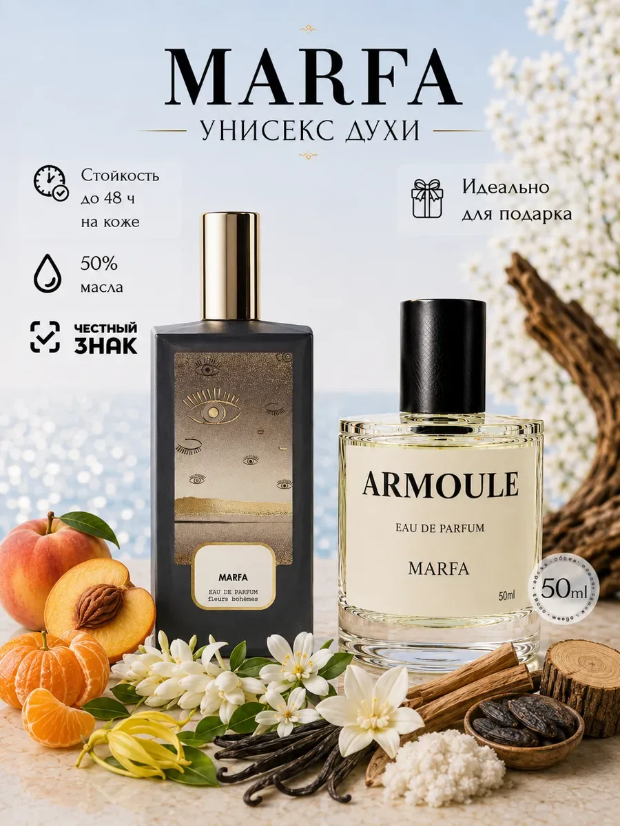 ARMOULE Духи Масляные Memo Marfa Марфа 50 мл — Духи 50 мл